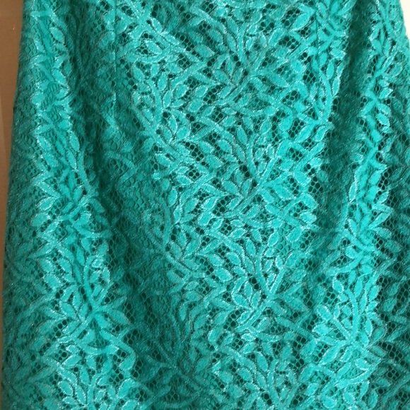 Lilly Pulitzer Green Lace Dress SZ S - Picture 4 of 8